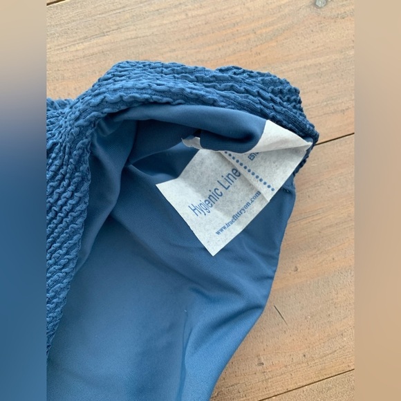 VERONICA BEARD - BETHANY CUTOUT ONE-PIECE SWIMSUIT OCEAN BLUE NWT - Picture 4 of 6